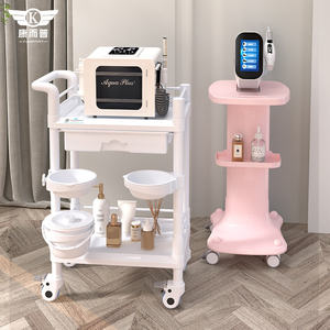 Poignée élargie Salon de beauté Spa professionnel en plastique beauté chariot avec tiroir roue universelle main véhicule - Product Image 3