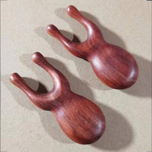 Herramienta portátil para masaje de nariz, rodillo de cara de rana divertida de madera, herramientas para masajeador de puntos de circulación de nariz, promueve la terapia de elevación de sangre - Product Image 6