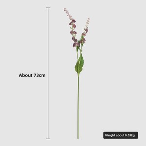 Nuovo Arrivo All'Ingrosso: Fiore Artificiale <span class=keywords><strong>di</strong></span> Salvia Viola <span class=keywords><strong>di</strong></span> Alta Qualità, 73CM, per Decorazioni Matrimoniali, Natalizie e Domestiche - Product Image 6