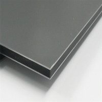 Panneau ACP miroir haute brillance avec une épaisseur de 3 mm, plaque composite en aluminium pour enseignes publicitaires