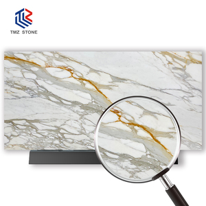 TMZ Stone ODM OEM High Quality Modern Calacatta Gold Marble Hot Selling Polished for Hotel Floor and Wall OEM and ODM Welcome - Product Image 1