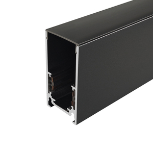 Intérieur 1m 1.5m 2m <span class=keywords><strong>3m</strong></span> DC48V encastré LED éclairage linéaire piste aimant intégré extrusion aluminium LED piste magnétique <span class=keywords><strong>rail</strong></span> - Product Image 3