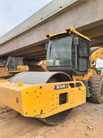 Nouvelle machine de construction routière de marque chinoise, rouleau compresseur à tambour unique de 140 kW SR26M-C6 pour la construction de pistes d'aéroport
