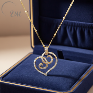 UM Jewelry ขายส่ง จี้เงินแท้ 925 ประดับเพชรซิคอน ชุบทอง เหมาะสำหรับทุกเพศ/ผู้ชาย/ผู้หญิง ใช้ได้ทุกวัน ของขวัญวันครบรอบ ของขวัญสำหรับงานปาร์ตี้ - Product Image 5