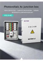 Boîtier de Combinaison PV AC/DC 4-24 Chaînes 600V AC 1000V DC 32A 63A Protection Marque OEM pour Systèmes Photovoltaïques Hybrides