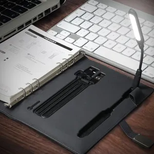 Grosir notebook charger nirkabel Custom A4 A5 A6 diary dengan 8000 mah power bank notebook hadiah pena set dengan kotak