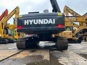 Excavatrice sur chenilles Hyundai 305LC-9T d'occasion, 30 tonnes, d'origine coréenne, faible nombre d'heures de fonctionnement, pelle hydraulique pour la construction et l'exploitation minière - Product Image 5