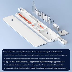 22 in 1 Cleaning Kit with Leather & Sponge <b>Keyboard</b> Wrist Rest Ergonomic Office Hand Support Pad for Computer Laptop Cleaning - Product Image 4