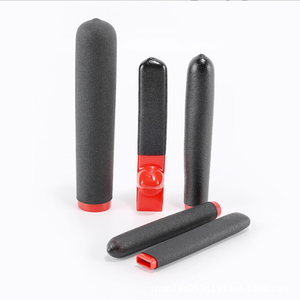 Chanvre noir givré anti-dérapant moyen manchon queue manchon poignée gant PVC plastique enduit acier pelle pelle tube de fibre de verre - Product Image 6