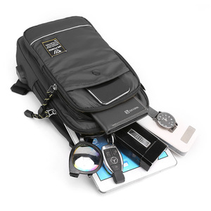 Unisex College Student School Bag Laptop <b>Backpack</b> Simple Style Large Capacity Travel <b>Backpack</b> for Short Trip - Product Image 6