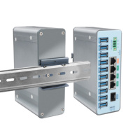 SERIALLINK Hub USB de 10 Puertos, USB a Ethernet, USB sobre Ethernet, USB a WIFI, USB a SFP, Cámara USB sobre IP