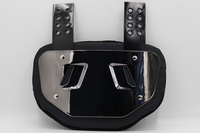 YOUNGSON Nouveau produit Casque de gardien de but de hockey sur glace avec plaque dorsale chromée personnalisable (couleur/logo) pour joueurs de football américain, doublure ABS EVA