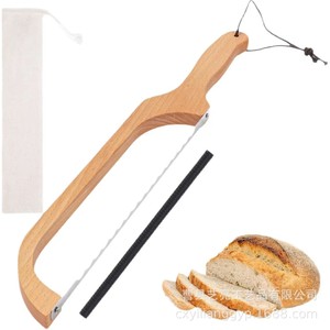 Cross-border wooden <b>bread</b> knife, cake <b>bread</b> saw, household wooden <b>bread</b> sandwich baguette toast <b>cutter</b> - Product Image 5