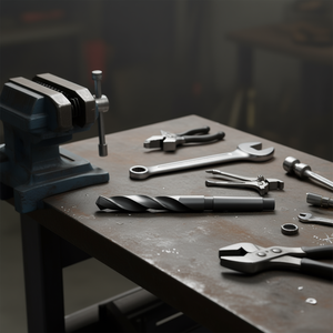 Fervi Tapered Shank Twist <b>Drill</b> <b>Bit</b> 10mm High Speed Steel For Metal Drilling - Product Image 3