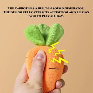 Vendita calda di alta qualità carino palla di carota all'ingrosso cucciolo di cane giocattolo di peluche <span class=keywords><strong>Pet</strong></span> Dog giocattolo per giocare per piccoli animali conigli - Product Image 4