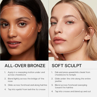Palette de contouring personnalisée pour marque privée – Fond de teint, contouring, bronzer, blush, crème de contour pour le visage