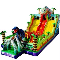Grand parc de trampoline gonflable intelligent carré intérieur et extérieur en PVC pour les loisirs de divertissement pour les manèges de parc d'attractions