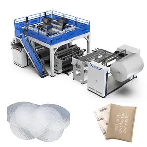 HLGP Bubble machine and air bubble wrap roll and bubble film air packing film making machine