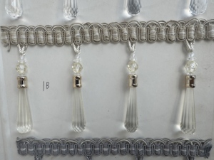 Perles acryliques Baxarama, garniture à franges perlées pour rideaux, tissus d'ameublement, vêtements, textiles de maison, décoration intérieure, modèle Zhejiang - Product Image 2