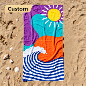 Toalla Deportiva de Alta Calidad 100% Algodón, Súper Suave, Absorbente, Antiarena, Ecológica, de Secado Rápido, Personalizable para Playa - Product Image 1