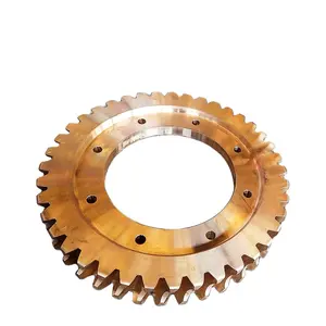 OEM ODM Custom Machine Transmission Part Casting Brass Worm Gear Worm Gear