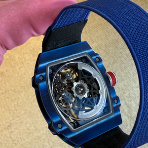 Independence Day Popular 6702 Custom Movement with 7 O'clock Gear Rotating Men's Business and Social Mechanical <b>Watch</b> - Product Image 5