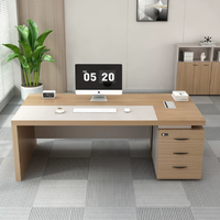 Nouveau bureau de direction en forme de L moderne pour PDG, vente en gros par le fabricant