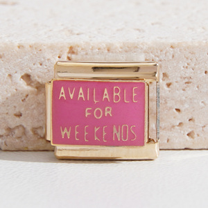 Vòng tay <span class=keywords><strong>charm</strong></span> Ý mạ vàng dễ thương, chất liệu thép không gỉ, kiểu dáng lãng mạn màu hồng, số lượng lớn, dành cho ngày Valentine năm <span class=keywords><strong>2025</strong></span> - Product Image 3