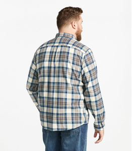 Chất lượng cao nút lên chải dài tay áo flannel Áo Thun Áo khoác sọc flannel cotton kẻ sọc Hoodies người đàn ông kẻ sọc Áo sơ mi - Product Image 5