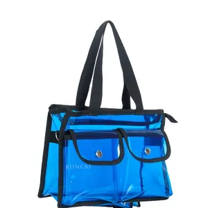 Fashion Luxury Pvc Makeup Organizer Box Cosmetic Bags Waterproof Laser Vanity Ho Clear PVC Transparent Vanity Case Cosmetic Bag
