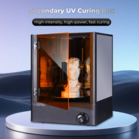 Boîte de polymérisation semi-automatique à succès pour imprimante 3D LCD DLP, lumière UV 100W, pour modèles imprimés en résine