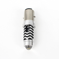 BA20D P15D Kits de Conversion d'éclairage LED moto double couleur blanc ambre bleu 12V-80V ampoule haute luminosité Mini feu de conduite