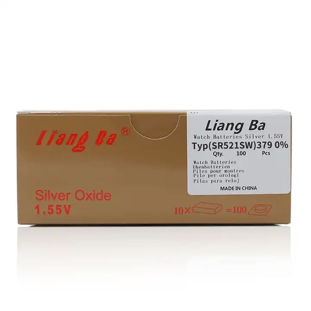 Good Price SR521SW 1.55v Silver Oxide Button Cell Battery for Smart Watches Toys and Mp3