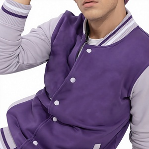 Custom <b>Men's</b> Wool <b>Baseball</b> <b>Jacket</b> Premium Embroidered Streetwear Private Label OEM Manufacturer - Product Image 1