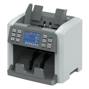 Compteur de billets automatique P100 de haute qualité avec détecteur <span class=keywords><strong>EUR</strong></span>/USD/LYD UV MG IR DD, machine de comptage d'argent de qualité professionnelle, trémie de 1500 pièces - Product Image 1