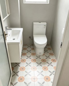Carrelage de <span class=keywords><strong>sol</strong></span> intérieur en porcelaine moderne rustique 300x300mm avec motif plume rose et design géométrique pour salle de bain et cuisine - Product Image 3