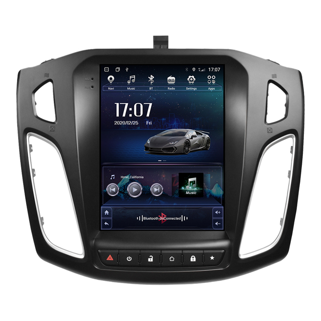 Car Android 12 Radio Player for Ford Focus 2012-2017 Years Multimedia Video GPS Navigation for Tesla Style Vertical Screen