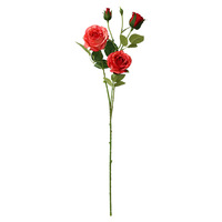 Nouvelles fleurs artificielles en soie de haute qualité, roses modernes à 4 têtes, centre de table pour la maison, tables à manger, mariages, accessoires de photographie, extérieur