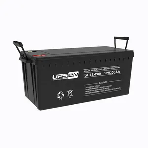 Batería de plomo-ácido controlada por UPS, sistema de energía solar recargable, 12V 7ah