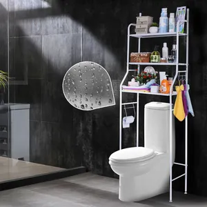 3 Layer Bathroom Rack Shelf Storage Bathroom Cabinet Tower Shelf Bathroom Over The Toilet Rack