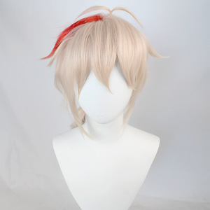 Disfraz de Cosplay de Kaedehara Kazuha del Juego Genshin Impact, Kimono de Kazuha <span class=keywords><strong>para</strong></span> Mujer y Hombre, Traje de Carnaval de Halloween con Peluca y Zapatos - Product Image 3