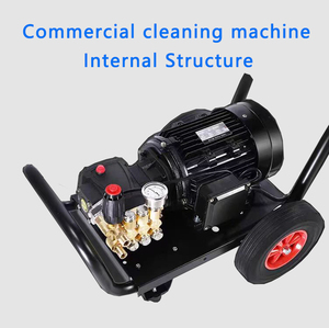 เครื่องฉีดน้ำแรงดันสูงสำหรับงานอุตสาหกรรม 300 บาร์ 4350PSI 15 ลิตร/นาที สำหรับล้างรถยนต์ ร้านล้างรถ กำลังแรง 300 บาร์ - Product Image 3