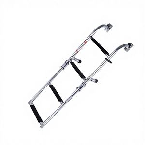 Escaleras Plegables de Acero Inoxidable para Embarque, Accesorio Antideslizante Marino para Barcos y Yates, Suministros de Ferretería - Product Image 2