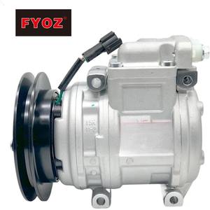 空调压缩机 11Q690091 1224038800S7501 适用于现代挖掘机 HX220 L HX220 NL 替换零件 - Product Image 1