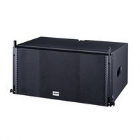 FL-10 Enceinte Line Array 3 voies double 10 pouces avec médium 500W et tweeter 100W pour système Home Cinéma et sonorisation professionnelle