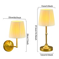 Lampe LED magnétique sans fil à chargement USB-C, design moderne, double usage mural/de table, avec éclairage tactile et couleurs RGB réglables, modèle 2026 le plus récent