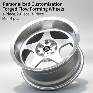Rines de Aleación para Auto FLowtone Wheel Factory, Personalizados, 15x8 ET0, Acabado Mecanizado, 4x100 4x114.3, Multi PCD, para Sedán Compacto - Product Image 2