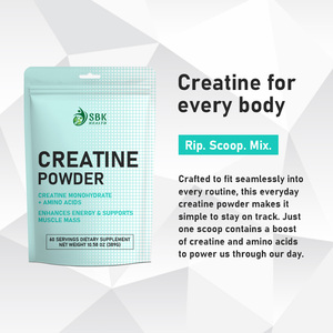 Creatina en polvo más vendida, monohidrato de creatina + aminoácidos, creatina para todos los tipos de cuerpo, aumenta la energía y apoya la masa muscular. - Product Image 2