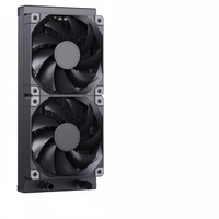 240mm pas de LED liquide CPU refroidisseur boîtier ventilateur nouveauté 12VDC évalué refroidissement par eau radiateur numérique roulement fluide boîtier d'ordinateur
