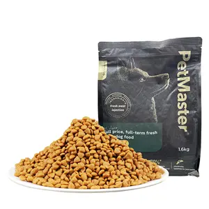 Cerniera di stampa personalizzata a otto lati sigillante cibo per gatti per animali domestici snack 100% naturale aromi di pollo crudo per tutte le età cibo secco per gatti